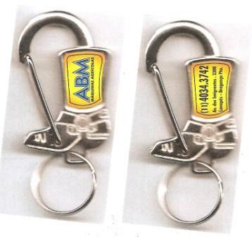 100 Chaveiros Metálicos modelo Bota